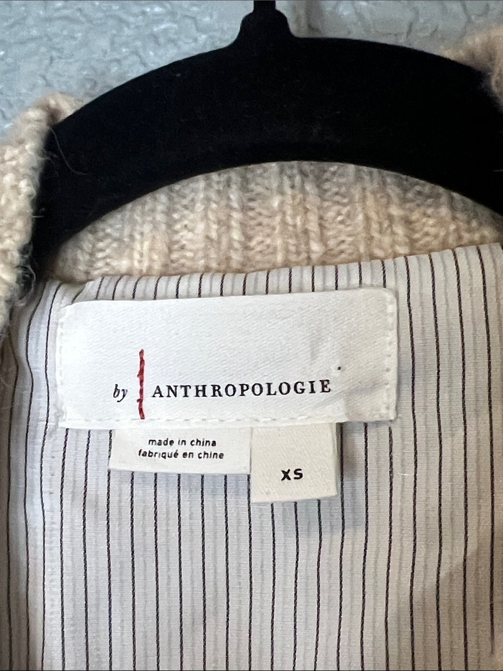 Anthropologie Central Park West Myles Cable-Knit Cardigan Sweater Sz XS - Picture 12 of 12